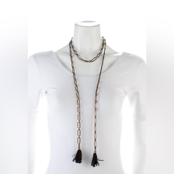 Isabel Marant | Tassel Happy Wednesday scarf necklace. - Picture 1 of 3